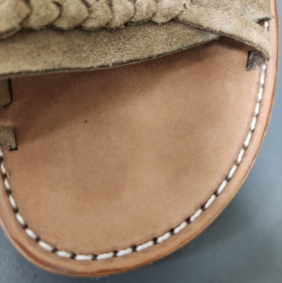 ASH Peace Tall Gladiator flat sandals Tuape Brown Sz 40 - Picture 10 of 15